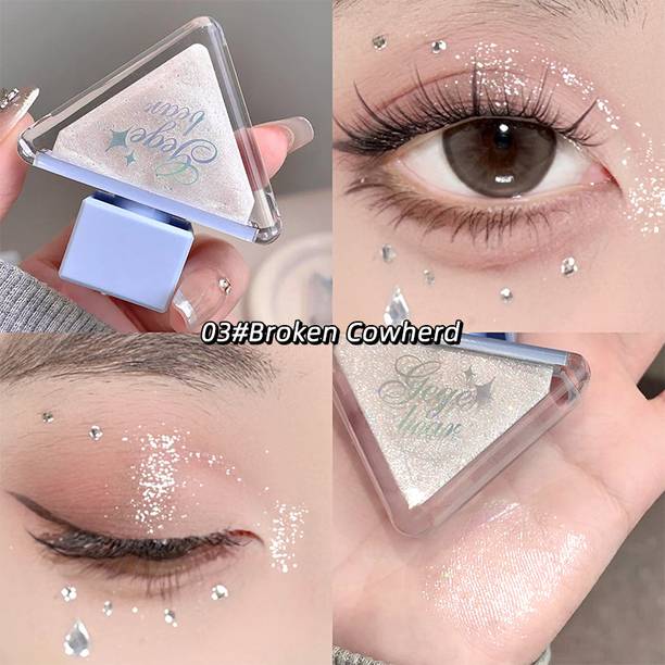 GEGE BEAR High Shine Glitter Liquid Eyeshadow with Smooth Blend and Lightweight Feel 6.5 ml