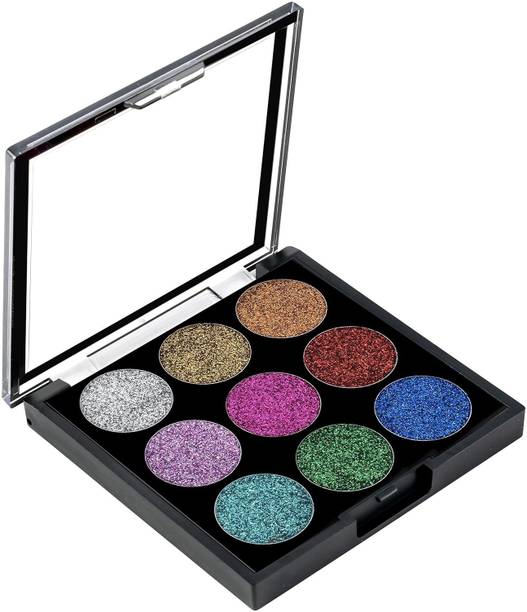 Arcanuy Glitter Eyeshadow Shimmer Face Pigment Body Face Eye Glitter Sequins Palette 26 g