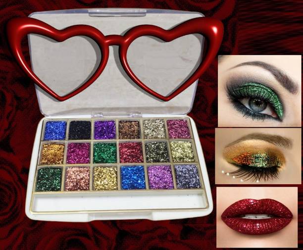 DYSOKAYO 18 Color Eyeshadow High-Quality Glitter Powder 36 g
