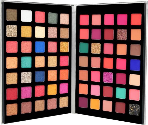 COLORS QUEEN 70 Highly Pigmented Eyeshadow Palette with Matte, Shimmer & Glitter Shades 105 g