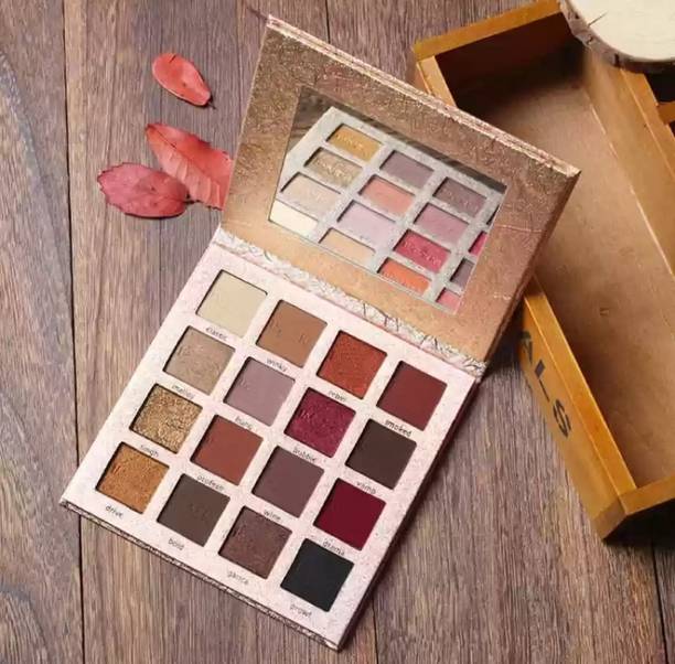 feelhigh Professional Cosmetics 16 Colour Eye-Shadow Palette EY-318 30 g