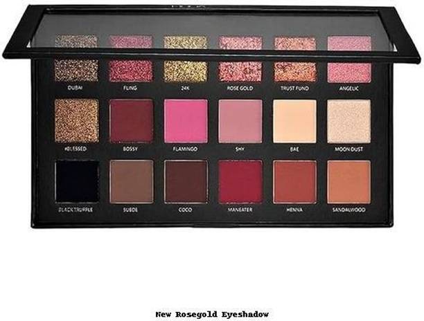 Hudabird Trendy eyeshadow palette with matte and shimmer shades 10 ml
