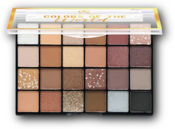 COLOR STROKES Colors of the World Professional 24 Color Eyeshadow Palette (Shade 2) 18 g
