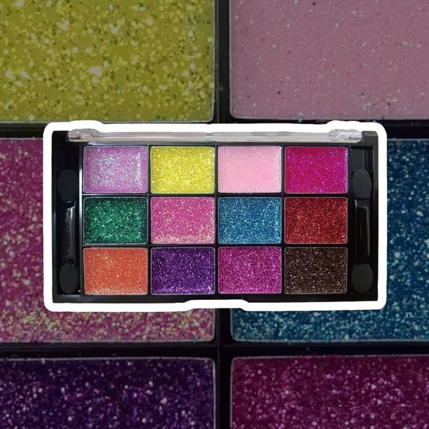 GFSU 12 color glitter eye shadow palette glitter eye shadow palette 21.88 g