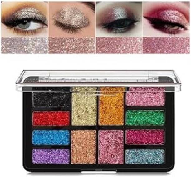 HUZURLU Eye Shadow Palette and Rose Gold Multicolor 18 g
