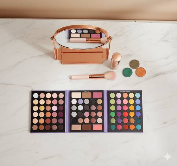 Divyaan Beauty Viral Pretty All Set 86 color Eyeshadow Palette All in One Palette 300 g
