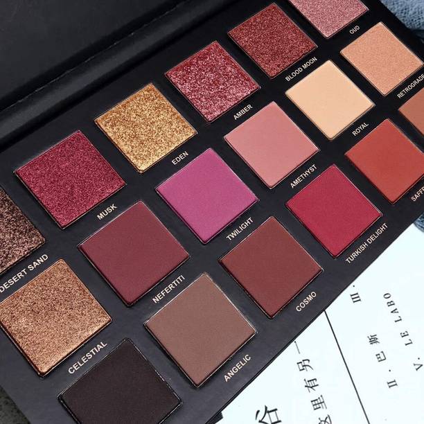 BEGGIE Rosse Gold Eyeshadow Palette Matte and Shimmer Eyeshadow 18 color gm20 18 g