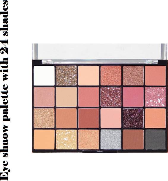 Neycare Eye shadow palette for women pack of 1 with shimmers and glitters 18 g