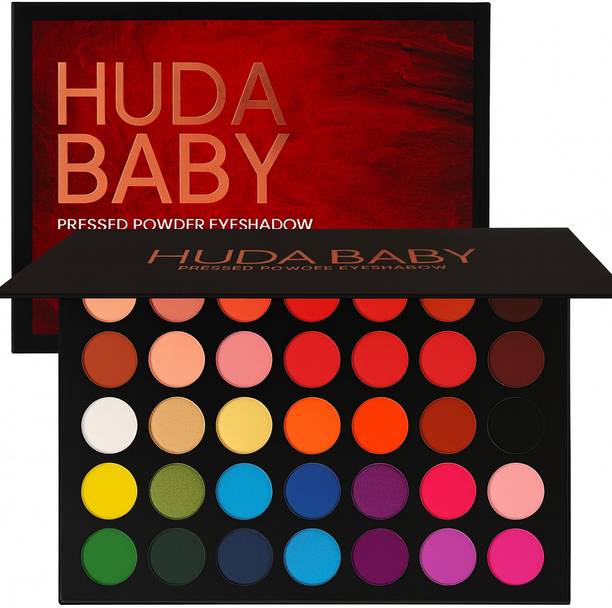 HUDA BABY Color Icon 35 Colors Pigmented Color Studio Beauty EyeShadow Palette 35 g