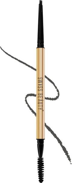 SWISS BEAUTY Micro Precision Eyebrow Pencil (Grey Black ,0.1gm) 0.1 g