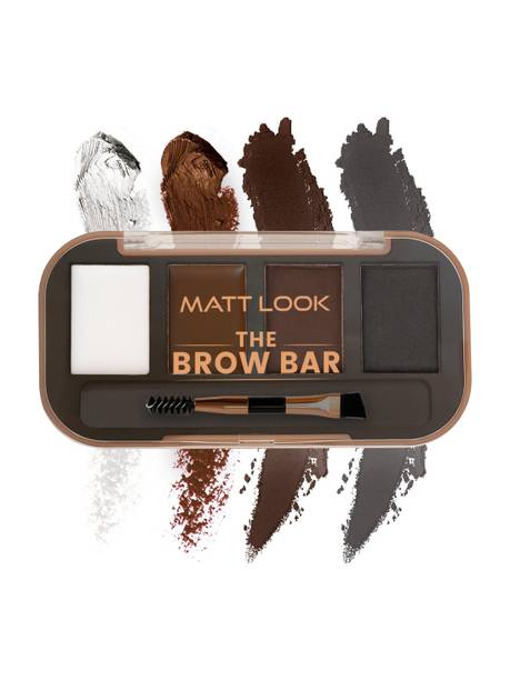 MATTLOOK The Brow Bar Eyebrow Enhancer Palette - Waterproof & Long-Lasting Powder Cake 8 g