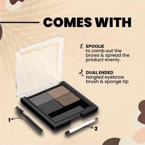 MARS Instant Eyebrow Powder Cake Palette With Brush 8 g
