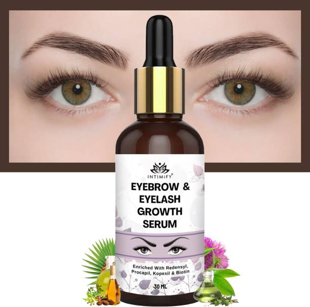 INTIMIFY Ayurvedic Eyelash & Eyebrow Growth Oil For Women Men For Thick Lashes & Brows 30 ml