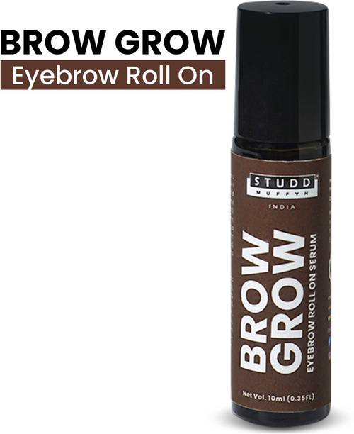 Studd Muffyn Brow Grow | Eyebrow Roll On Serum | Powered by Turmeric Root Extract | 10 ml