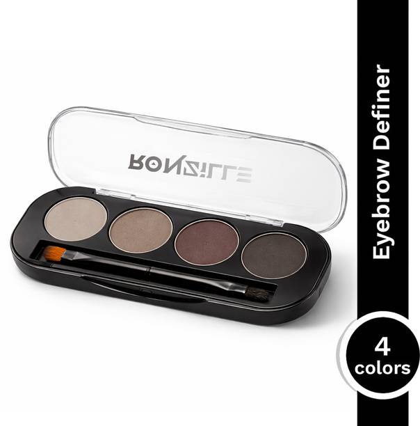 RONZILLE Eyebrow Powder Cake with brush Brow Palette Eyebrow Enhancer Waterproof 4 in one 8 g