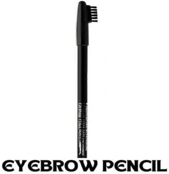 Facejewel Waterproof & Long lasting Black Eyebrow Pencil With Brush