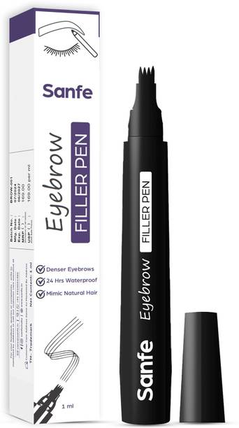 Sanfe Eyebrow Filler Pen Enhancer waterproof long-lasting finish Denser Eyebrows Black