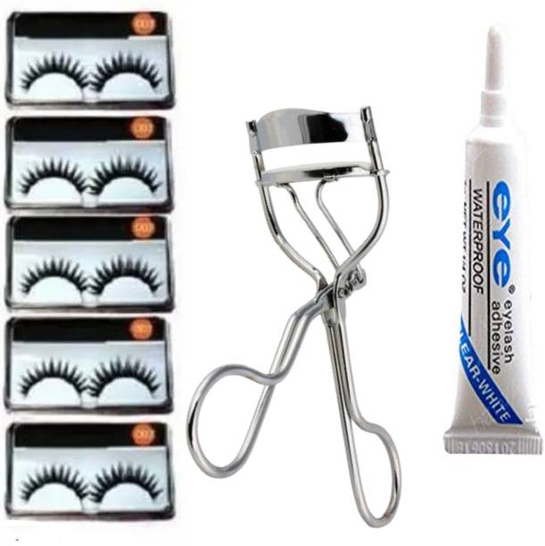 SIYDHA Natural-looking Lashes For Women + Eyeliner Eyelashes Curler + Eyelashes Glue