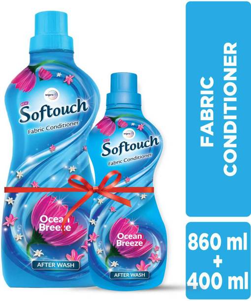 Softouch by Wipro Ocean Breeze Liquid Fabric Conditioner with Jasmine, Citrus & Rose Fragrance