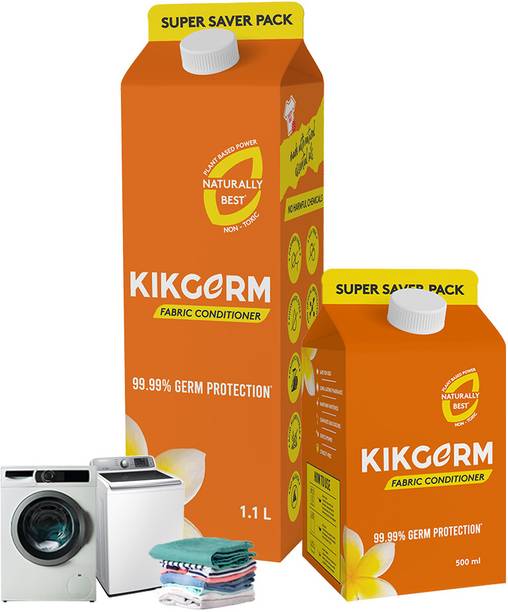 Kikgerm Naturally Best Fabric Conditioner No Harmful Chemicals & 99.99% Germ Protection