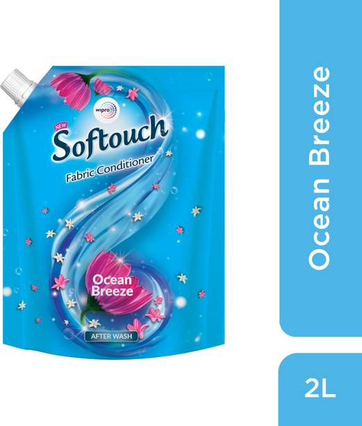 Softouch by Wipro Ocean Breeze Liquid Fabric Conditioner with Jasmine, Citrus & Rose Fragrance