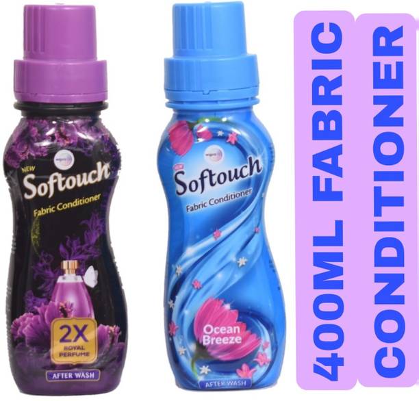 Softouch 2X RoyalPerfume With OceanBreeze FabricConditioner Pack of 2(200ML+200ML)=400ML