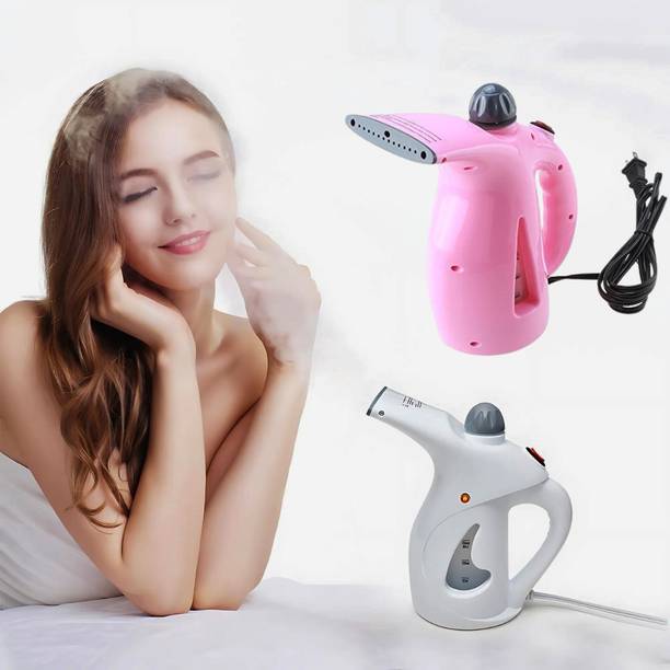 DRUMSTONE Steamer for Cold & Cough, Nano-Cure Facial Cleanser Handheld Fabric Steamer