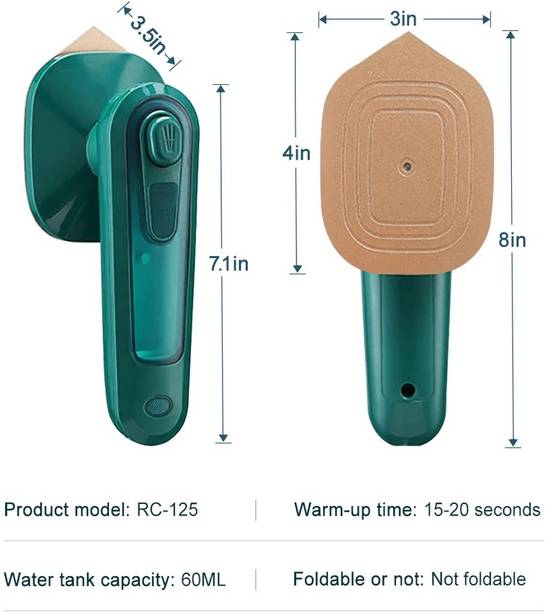 SINGHALTRADE Steam-Iron-Press-Lightweight-Foldable-Handheld-Travel-Iron Handheld Fabric Steamer