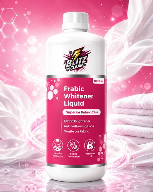 BLITZ CLEAN Fabric Whitener for White Clothes, Stain Remover & Brightening Solut