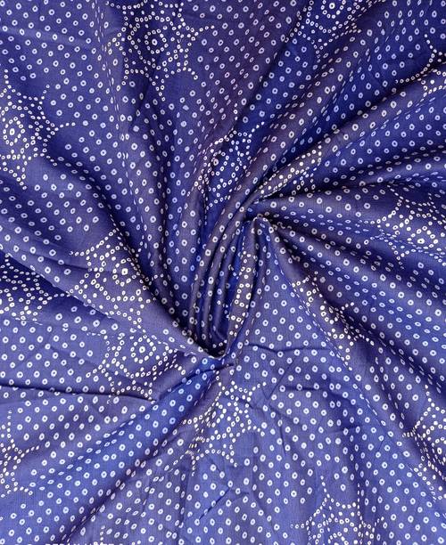 Unstitched Pure Cotton Kurta Fabric Polka Print