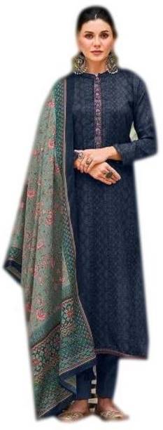 Rosniya Wool Printed Salwar Suit Material