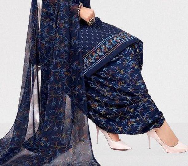Crepe Printed Salwar Suit Material by YASHIKA - India - Image 2