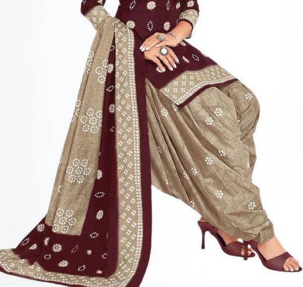 YASHIKA Crepe Printed Salwar Suit Material Price in India - Buy YASHIKA Crepe Printed Salwar Suit Material online at galgota.in - Image 2