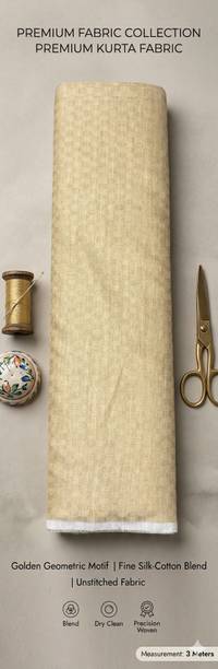 Unstitched Jacquard Kurta Fabric Self Design