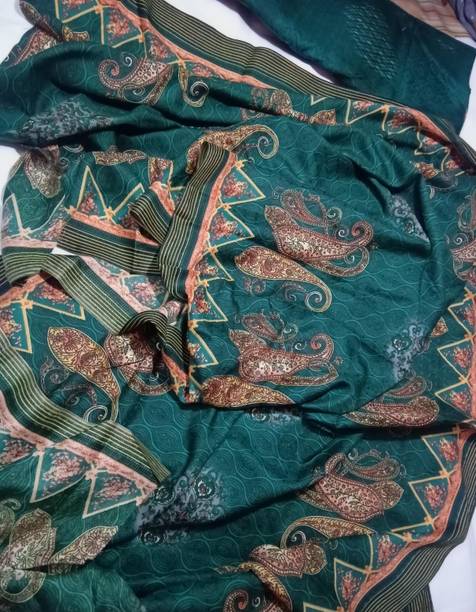 Omkar Traders Wool Printed Salwar Suit Material Price in India - Buy Omkar Traders Wool Printed Salwar Suit Material online at galgota.in - Image 3
