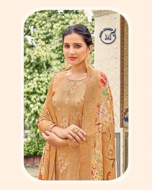 MAMA STREET Wool Printed Salwar Suit Material Price in India - Buy MAMA STREET Wool Printed Salwar Suit Material online at galgota.in - Image 2