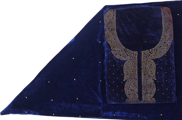 Maadwara Velvet Embroidered Salwar Suit Material - Image 3