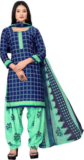 STYLEVEDA Crepe Printed Salwar Suit Material Price in India - Buy STYLEVEDA Crepe Printed Salwar Suit Material online at galgota.in - Image 3