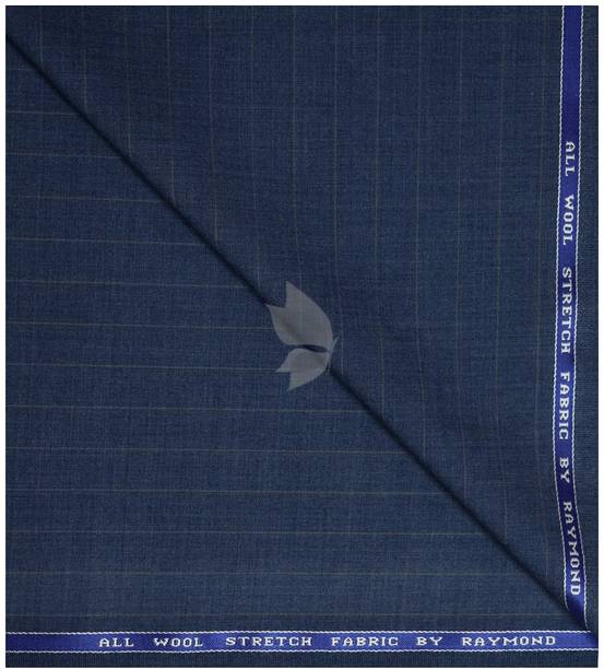 Unstitched Wool Trouser Fabric Striped