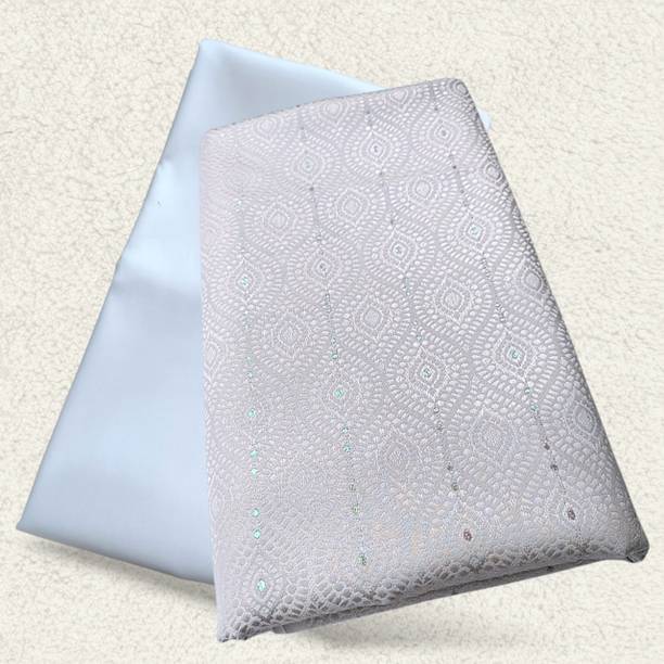 Unstitched Viscose Rayon Kurta Fabric Self Design