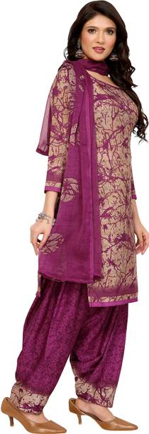 Priyashi Crepe Printed Salwar Suit Material Price in India - Buy Priyashi Crepe Printed Salwar Suit Material online at galgota.in - Image 3