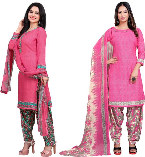 STYLEVEDA Crepe Printed Salwar Suit Material Price in India - Buy STYLEVEDA Crepe Printed Salwar Suit Material online at galgota.in - Image 2