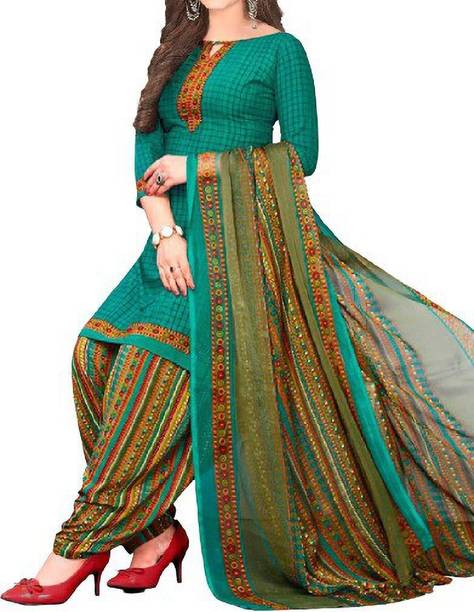 THIRA Crepe Printed Salwar Suit Material - Image 2