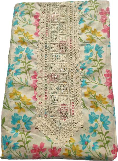 GC80 BY GAURI COLLECTION Pure Cotton Printed Salwar Suit Material - Image 4