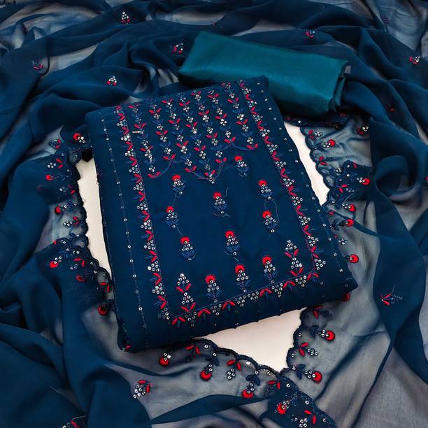 Anarkali Chanderi Salwar Suit