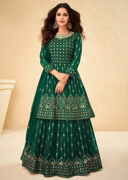 Semi sale anarkali kurta