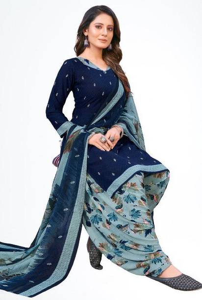YASHIKA Crepe Salwar Suit Material (India) | Buy Online at galgota.in - Image 2