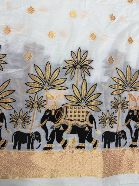 Unstitched Cotton Silk Kurta Fabric Printed