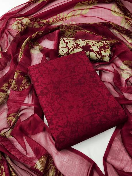 Straight Silk Blend Salwar Suit