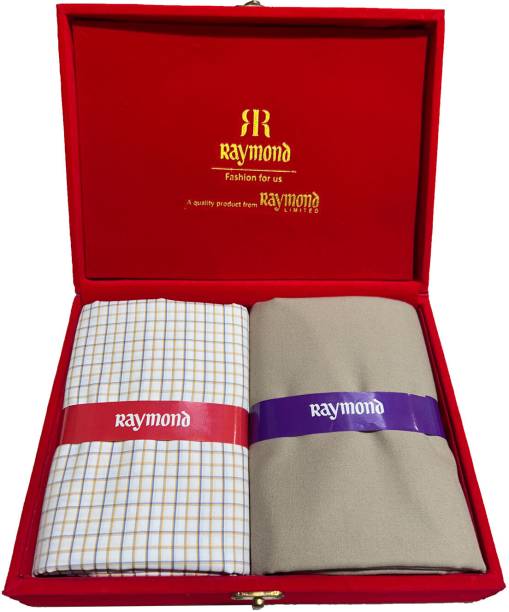 Raymond Polycotton Checkered Shirt & Trouser Fabric